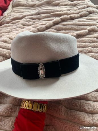 Chapeau Bucket Jack Nicklaus DubsDread Beige Rayures Noires Et Rouges, Taille M/L