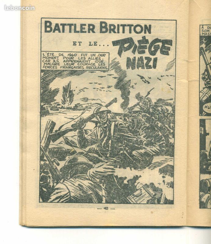 Bandes Dessinées Petits Formats Battler Britton n°35 (image 3)