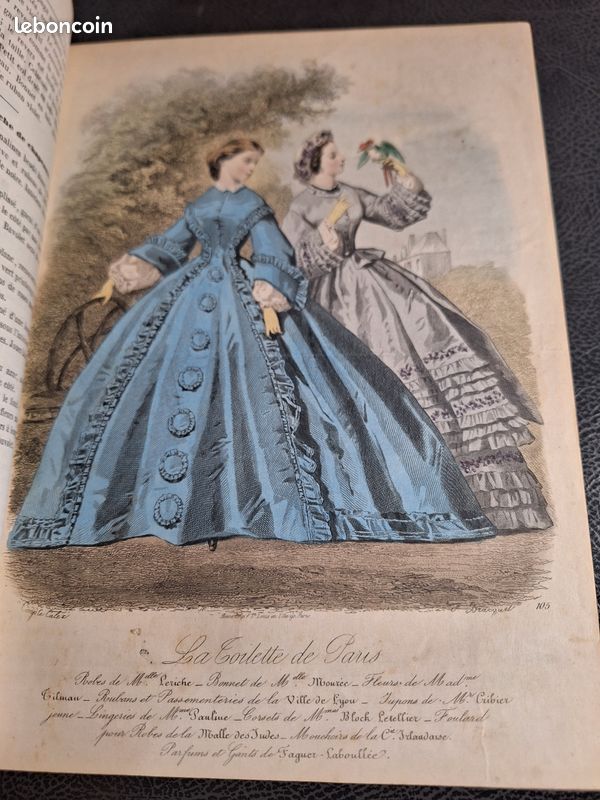 Fascicules mode : toilette à Paris 1862/63 (image 11)