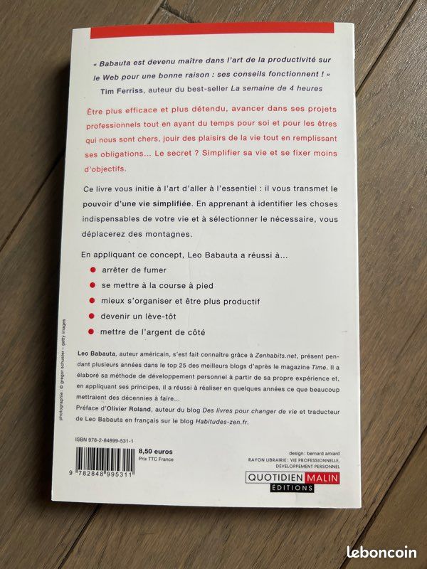 L’art d’aller à l’essentiel Léo Babauta (image 3)