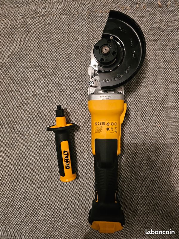 Meuleuse tête plate DeWALT DCG405F 18V XR - NEUVE (Machine nue) (image 2)