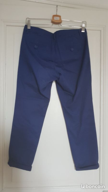 Pantalon bleu marine (image 2)
