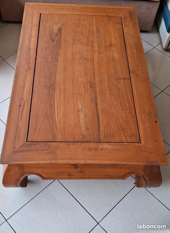 Déménagement Table basse opium en teck (image 1)