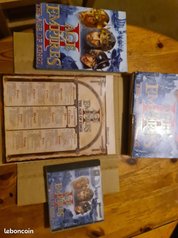 Collection vieux jeux Age of Empires 2, 3 et Mythology (image 1)