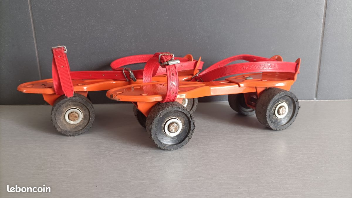 Anciens Patins Patin Roulette Vintage Cheap Patin A Roulette Retro