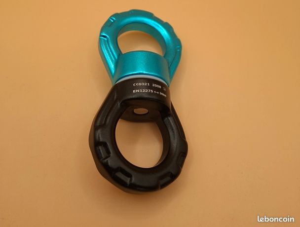 Connecteur Pivotant Triangulaire En Alliage D'Aluminium - Rotation 360° Pour Hamac, Yoga, Escalade
