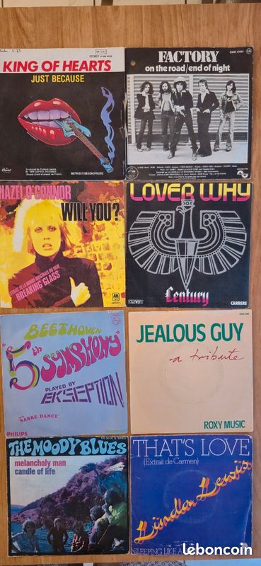 Vinyle 45T chansons internationales (image 1)