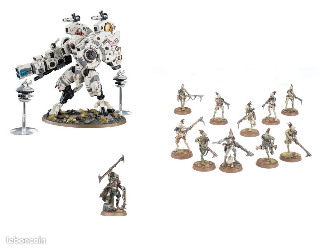 Miniature Jeu De Stratégie Figurine Warhammer 40k - Tau XV104 Riptide - Games Workshop Exo-armure Warhammer 40k