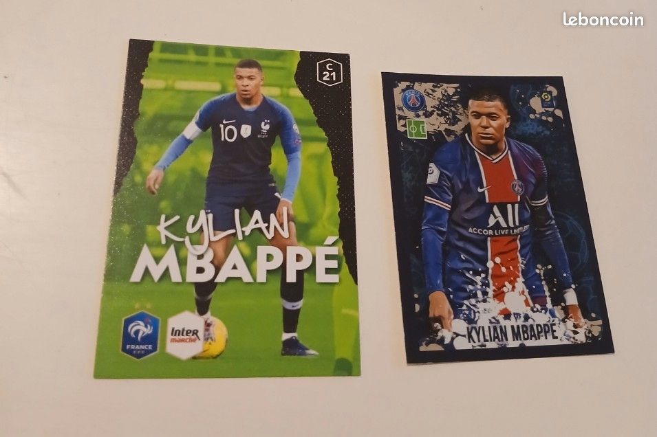Sticker Panini Foot 2022 Ligue 1 – N°356 Kylian Mbappé (PSG) – Neuf, Non Collé
