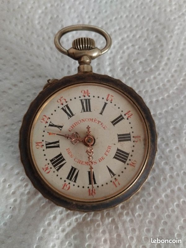 Montre à Gousset Chronomètre Vintage Années 1920 – Pour Pièces Ou Collection