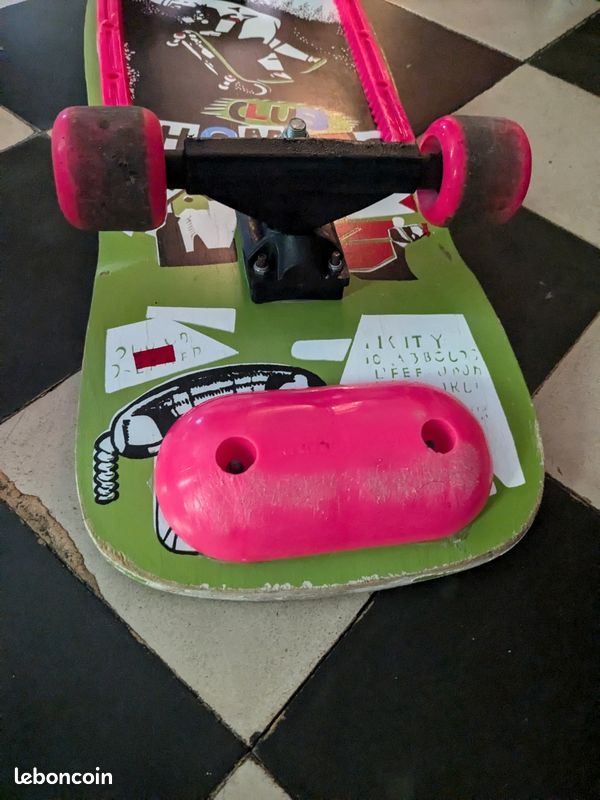Skateboard Vintage Années 80/90 - Planche Fluo Sport Ancienne (occasion)