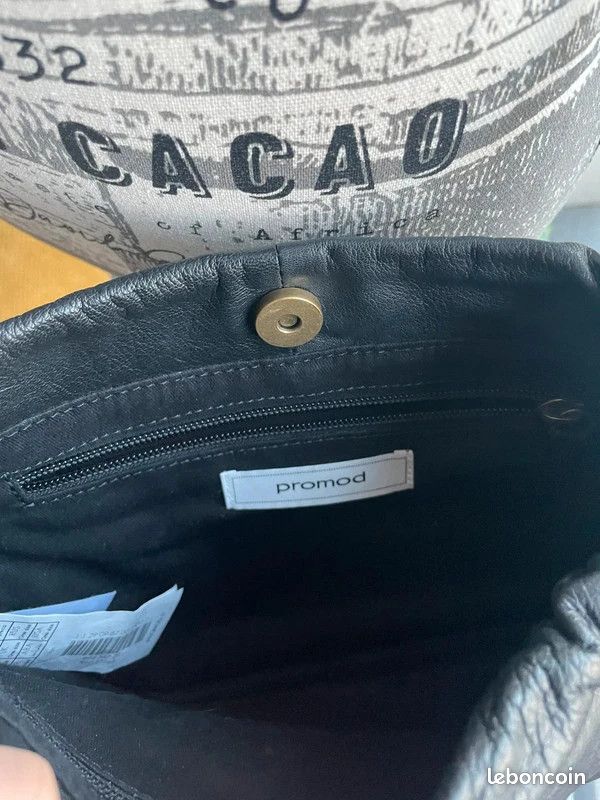 Sac bandoulière en cuir ~ Promod (image 4)