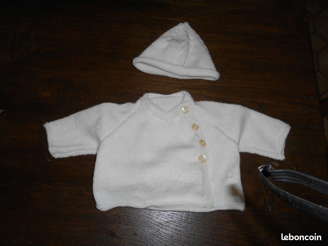Brassière Blanche croisée Naissance Réf 597/7 (image 1)