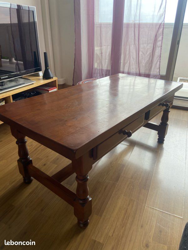 Table basse bois massif (image 2)