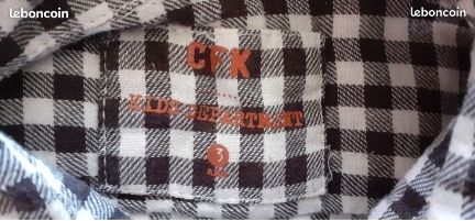 Chemise garçon 3-4 ans / CFK Country for kids (image 3)