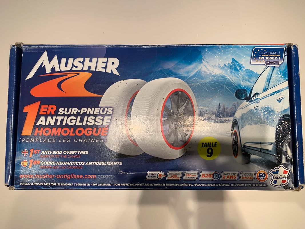 Chaussettes neige musher - taille 9 neuves - Équipement auto