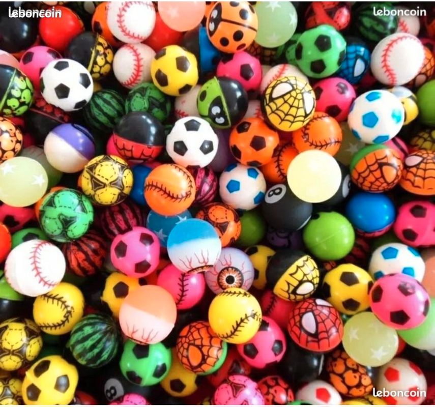 Paris Prix Lot de 6 Balles Rebondissantes Fluo 3cm Multicolore pas cher Paris Prix Lot de 6 Balles Rebondissantes Fluo 3cm Multicolore pas cher