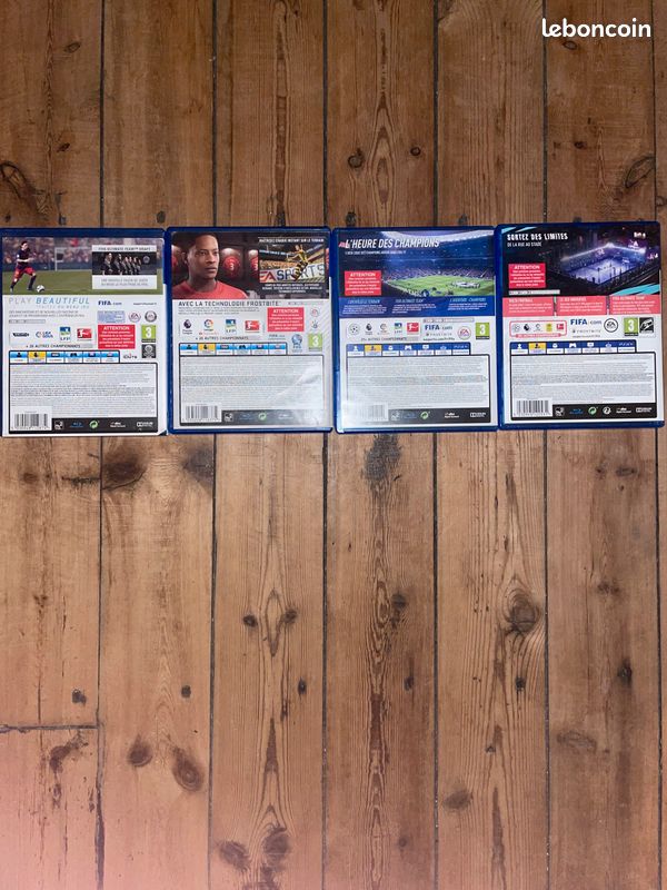 Lot de 4 jeux, Fifa 16, Fifa 17, Fifa 19, Fifa 20. Vente à l’unité possible (image 6)