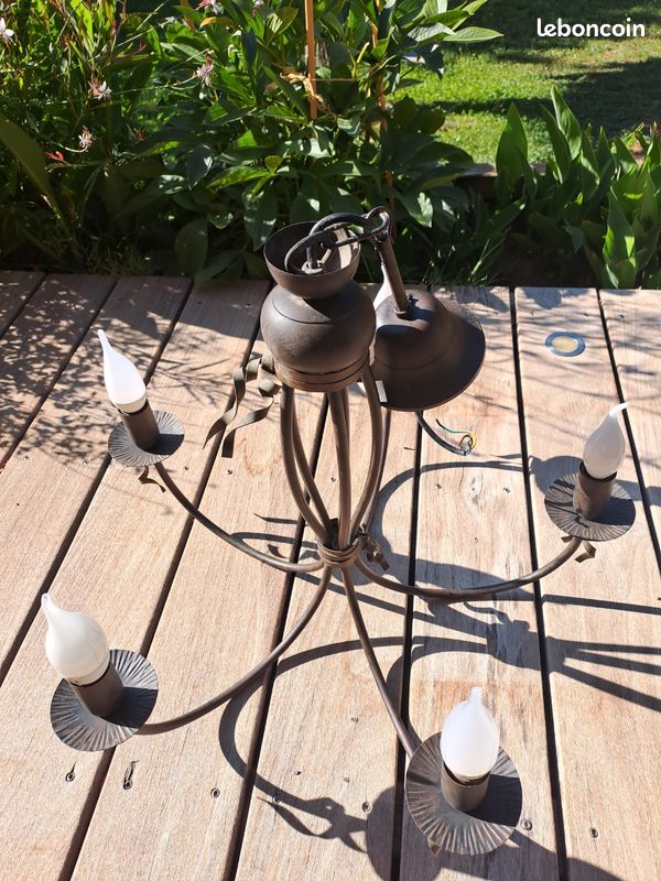 Lustre fer forgé (image 1)