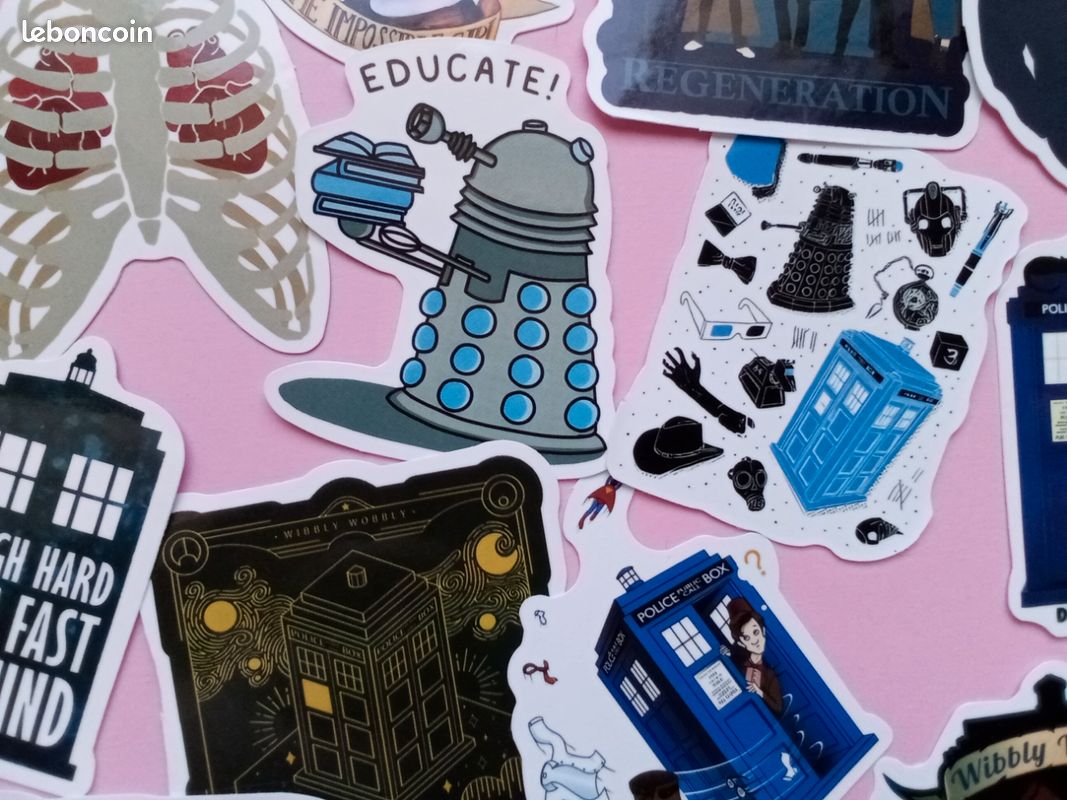 Autocollant Vinyle Porte Dr Who Tardis 200cm X 79cm - Décoration Murale Iconique
