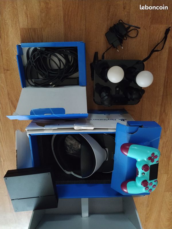 Casque Playstation VR ps4 ps5 avec caméra move manette et jeux - Jeux vidéo