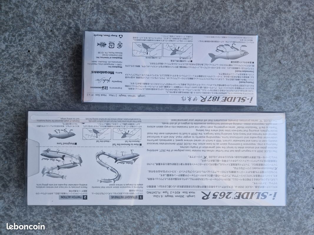Leurre Appât Megabass I-Slide 187 Custom Peint - ADN Zombie Shad (Swimbait)
