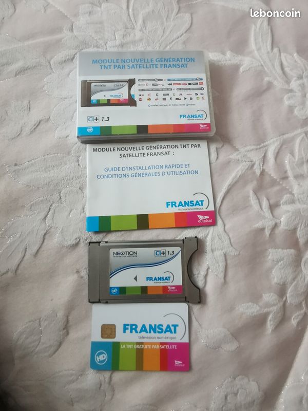 Module Satellite FRANSAT E-SAT HD 1.3 CI+ pour téléviseurs avec