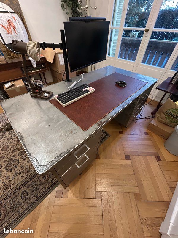 Bureau Strafor Vintage Métal (image 3)