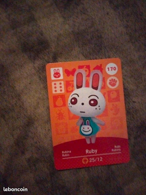 Carte amiibo Rubis (image 1)