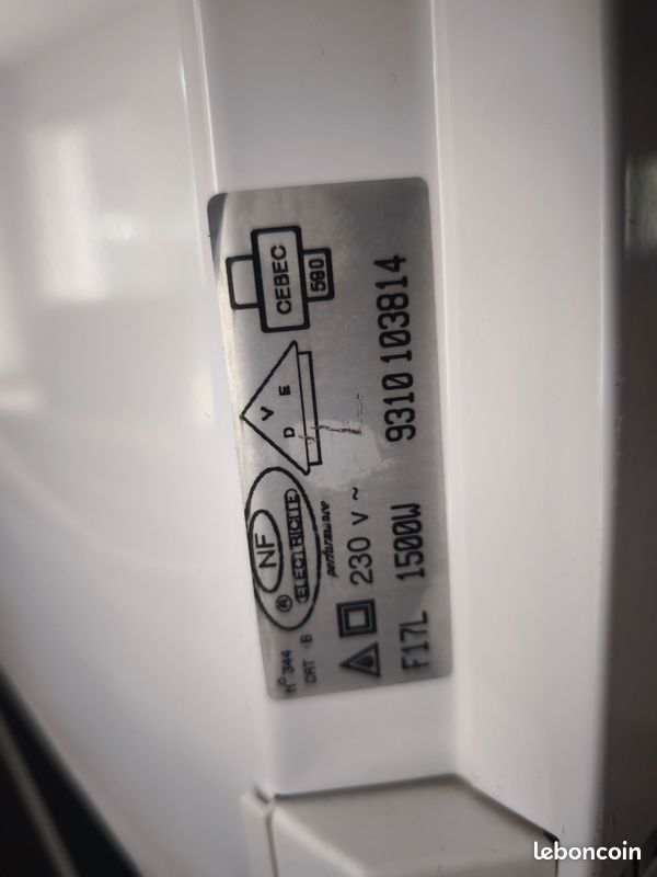 Radiateur électrique Atlantic 1500w (image 2)