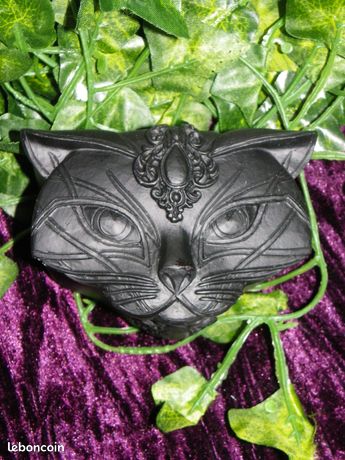 Alchemy Gothic Cat Ouith - Orecchino Singolo A Gatto Nero, Realizzato A Mano In Inghilterra