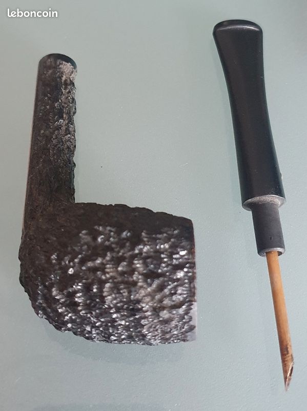 Ancienne Pipe Rossi Nature Rustic en Bruyère, 14.5cm, Made in Italy, Vintage 70 (image 7)