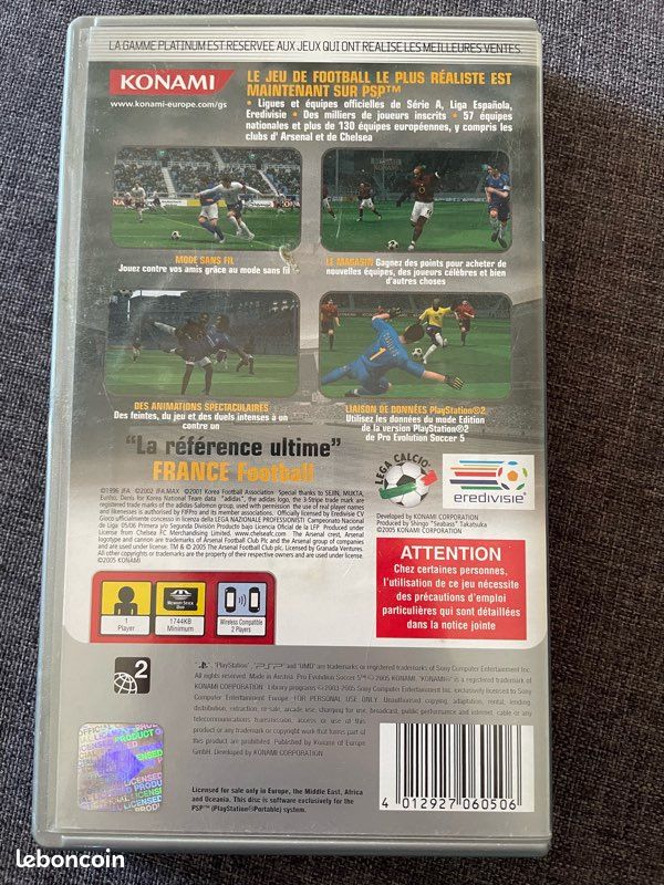 Jeu PSP football #PSP #sony #jeuxvideos #game (image 2)