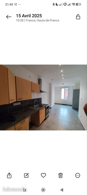 Appartement 2 pièces 32 m² · à Amiens · 32 m² · 570 €/mois