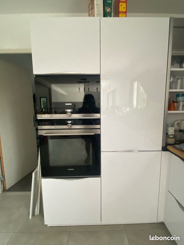 Vend porte et façade de cuisine blanc laqué (image 1)