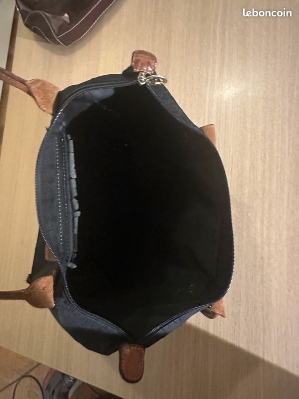 Sac longchamp noir pliable (image 2)
