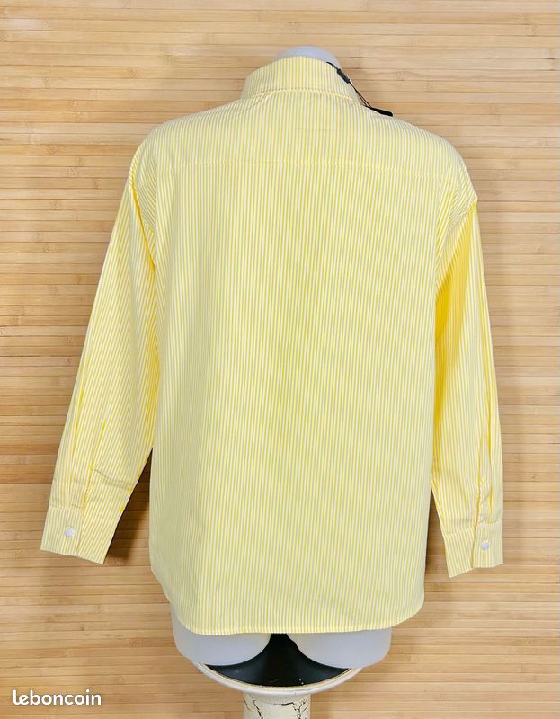 Chemise jaune taille S pour femme (image 3)