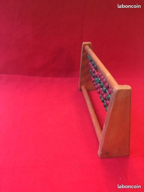 ANCIEN JEU / Jouet Tableau Boulier en bois 30x26 cm EUR 15,00 - FR
