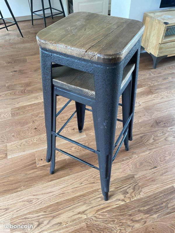 Tabouret de bar cocktail scandinave (image 1)