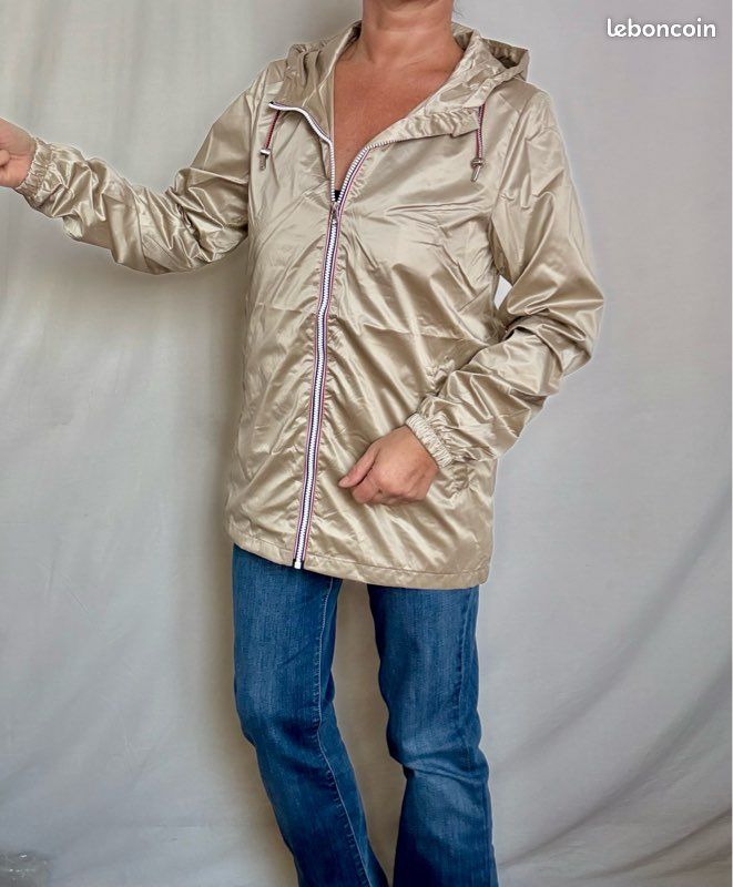 Veste Doudoune Femme Laura Jo - Taille M (38) - Bleu - Neuf Avec étiquettes - Polyester - Pour Toutes Saisons