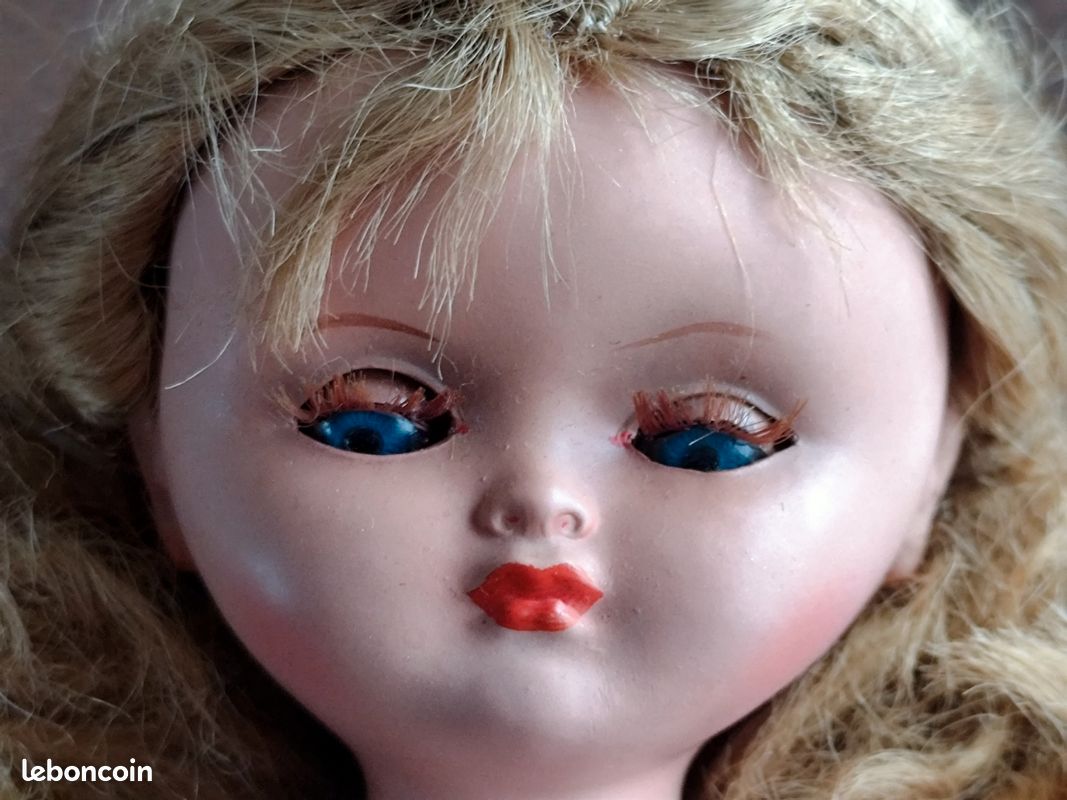 Poupée Bella Muguette – Rhodoid – 25 Cm – Made In France – Années 50 (occasion)