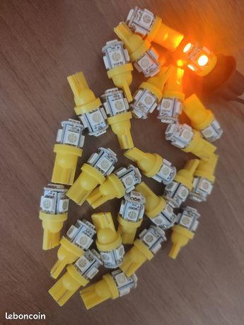 Lot 15 Ampoules E10 Miniature 12V 3W Jaune Chaud + Boîte De Rangement - Idéales Lampes De Poche, Tableaux De Bord, Modélisme