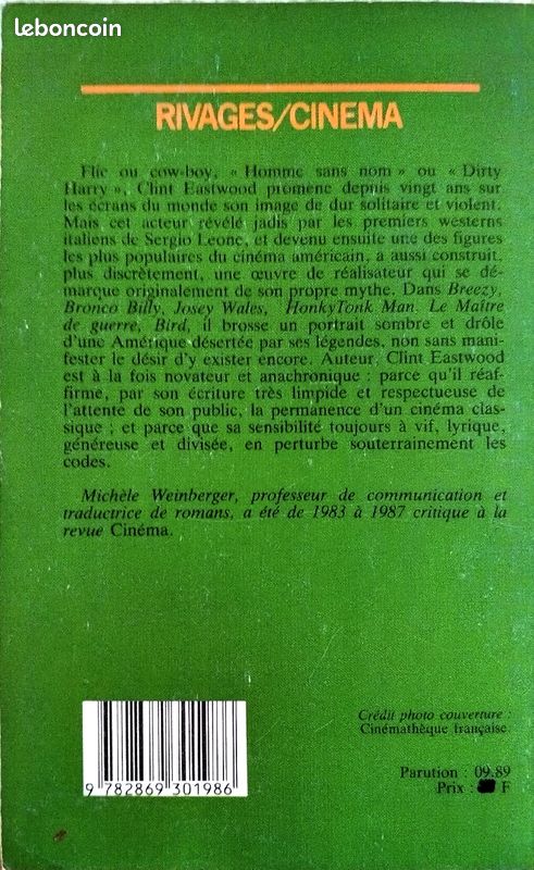 Livre Clint Eastwood, par Michel Weinberger (image 2)