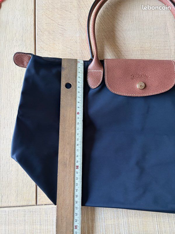 Sac longchamp bleu (image 3)
