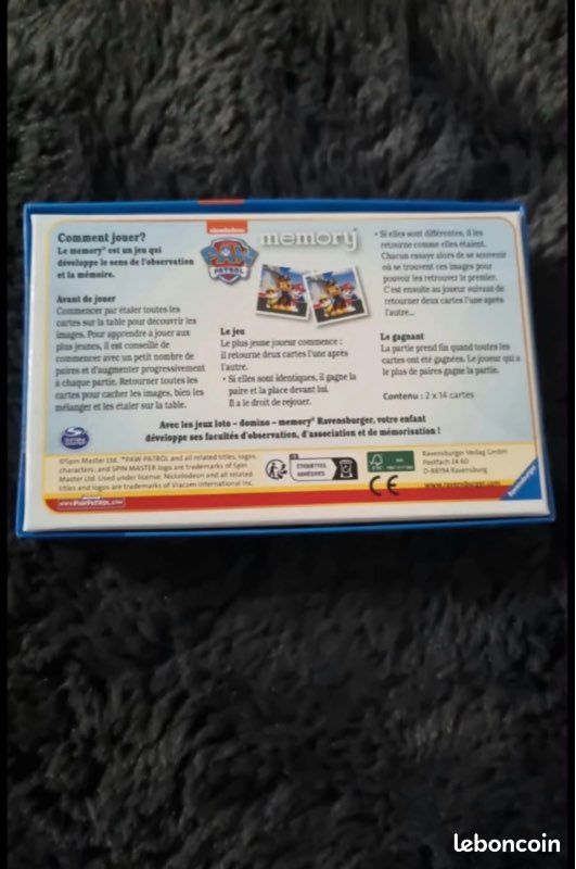 1 memory paw patrol neuf (image 2)
