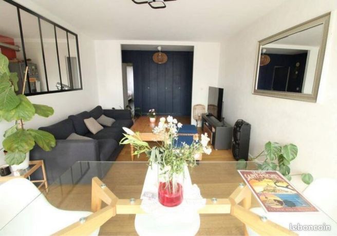 Appartement 3 pièces 67,1 m² situé à 10 min à pied de l’arrêt Mendes-france-bellevue( ligne 1) à saint-Herblain