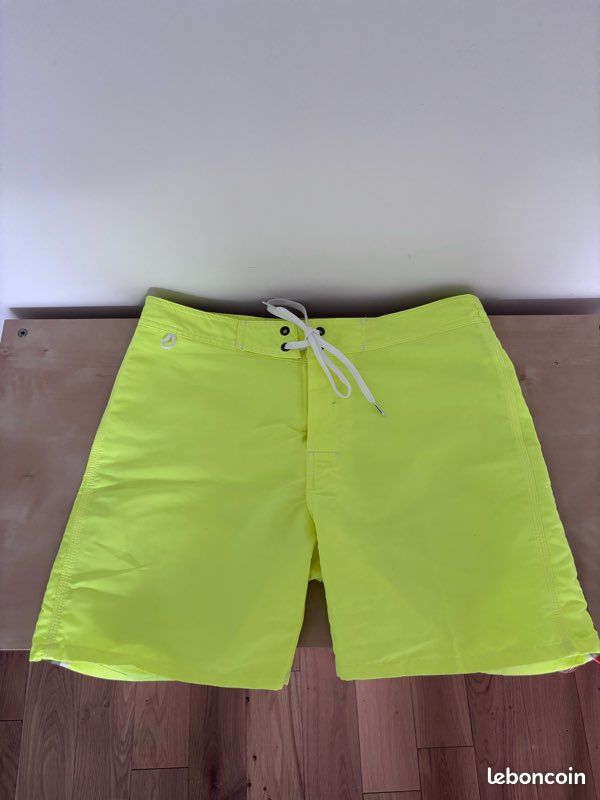 Short de bain Sundek jaune fluo Neuf Vêtements