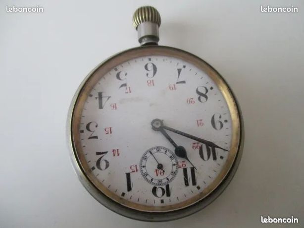 Montre Mécanique à Gousset Régulateur Française - 15 Rubis Fonctionnelle Occasion