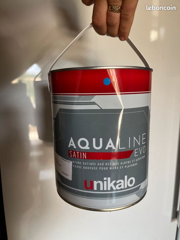 Peinture Unikalo satin jaune moutarde neuf (image 1)