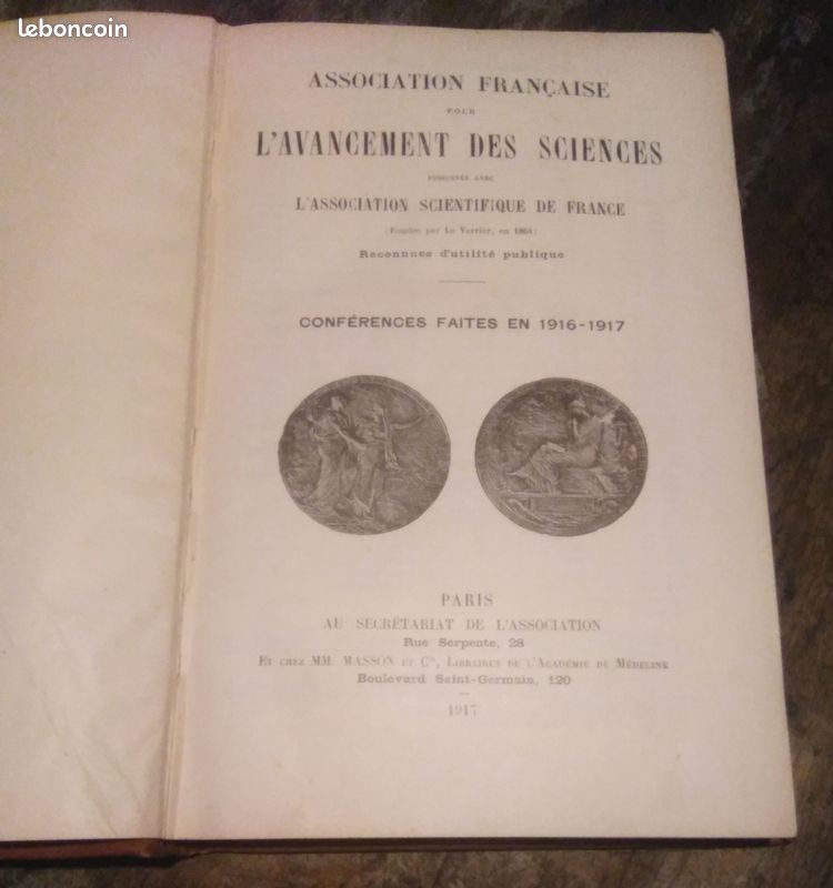 Association française pour l'avancement des sciences conférence 1916 - 1917 (image 4)
